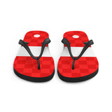 Bristol City 1987 Retro Flip Flops Front