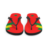 Scotland 1990 Retro Football Flip Flops Front