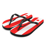 Stoke City Classic Flip Flops Front Left