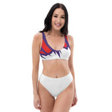 Scotland '92 High-Waisted Bikini - model front