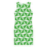 Northern Ireland '90 Bodycon Dress (Green) - back