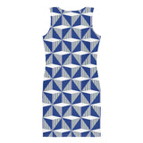 Northern Ireland '90 Bodycon Dress (Blue) - back