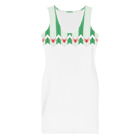 Wales '90 Bodycon Dress - front