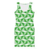 Northern Ireland '90 Bodycon Dress (Green) - front