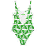 Northern Ireland '90 One-piece Swimsuit (Green) - back