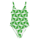 Northern Ireland '90 One-piece Swimsuit (Green) - front