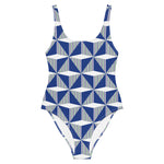 Northern Ireland '90 One-piece Swimsuit (Blue) - front