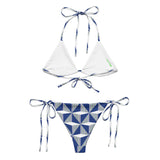 Northern Ireland '90 String Bikini (Blue) - back