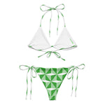 Northern Ireland '90 String Bikini (Green) - back