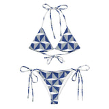 Northern Ireland '90 String Bikini (Blue) - front