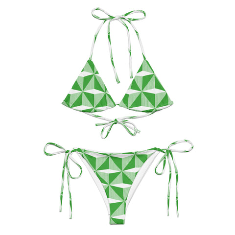 Northern Ireland '90 String Bikini (Green) - front