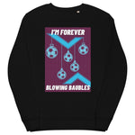 I'm Forever Blowing Baubles - West Ham Christmas Jumper (black)