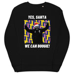 'Yes, Santa. We Can Boogie!' - Scotland Christmas Jumper (black) - front