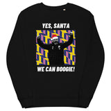 'Yes, Santa. We Can Boogie!' - Scotland Christmas Jumper (black) - front