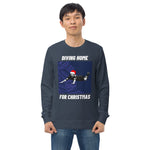 Diving Home For Christmas - Tottenham Christmas Jumper (navy) - male model