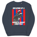 Dreaming of a Wright & Bright Christmas - Crystal Palace Christmas Jumper (navy) - front