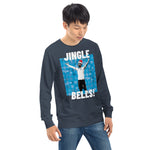 Product Jingle Bells Jude Bellingham England Christmas Jumper - Navy Male Model