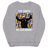 'Yes, Santa. We Can Boogie!' - Scotland Christmas Jumper (grey) - front