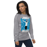 Jingle Bells Jude Bellingham England Christmas Jumper - Grey Female Model