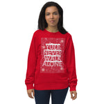 Yule Never Walk Alone - Liverpool Christmas Jumper (red) - female model