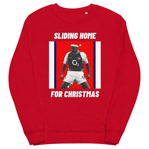 Sliding Home For Christmas - Arsenal Christmas Jumper (red)