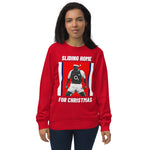 Sliding Home For Christmas - Arsenal Christmas Jumper (red) - female model