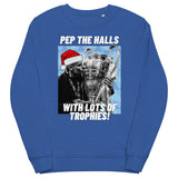 Pep Guardiola Man City Christmas Jumper Blue