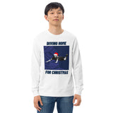 Diving Home For Christmas - Tottenham Christmas Jumper (white) - male model