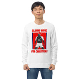 Sliding Home For Christmas - Arsenal Christmas Jumper (white) - male model