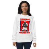 Sliding Home For Christmas - Arsenal Christmas Jumper (white) - female model