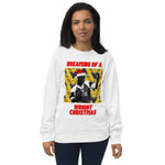 Dreaming of a Wright Christmas - Arsenal Christmas Jumper (white) - female model