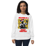 Dreaming of a Wright Christmas - Arsenal Christmas Jumper (white) - female model