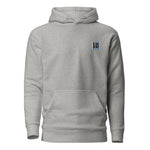 Maradona 10 Hoodie - grey front