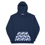 Northern Ireland 90 Pocket Hoodie Navy - front