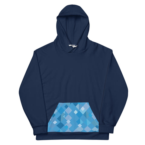 England 90 Pocket Hoodie Navy - front