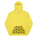 Arsenal 91 Pocket Hoodie Yellow - front