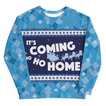 England 'It's Coming Ho Ho Home' Football Christmas Jumper - front