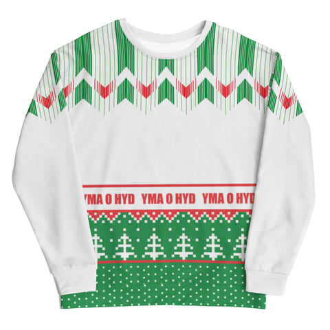 Wales 'Yma o Hyd' Traditional Football Christmas Jumper - front