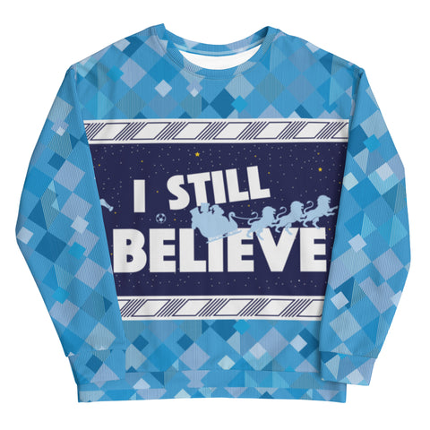 England 'I Still Believe' Football Christmas Jumper - front