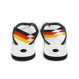 Germany 1990 Retro Football Flip Flops Back