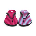 Aston Villa 1987 Retro Flip Flops Front