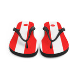 Stoke City Classic Flip Flops Front 