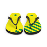 Norwich City 1989 Retro Flip Flops Front