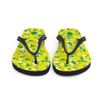 Norwich City 1992 Retro Flip Flops Front