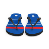 France 1984 Retro Football Flip Flops Front