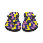 Scotland 1990 Retro Football Flip Flops Front