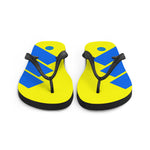 Sweden 1994 Retro Football Flip Flops Front