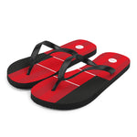 Nottingham Forest 1994 Retro Flip Flops Front Left