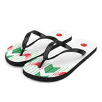 Wales 1990 Retro Football Flip Flops Front Left