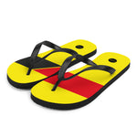 Watford 1985 Retro Flip Flops Front Left